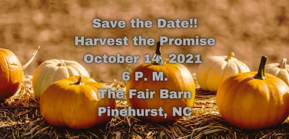 2021 Harvest the Promise banner